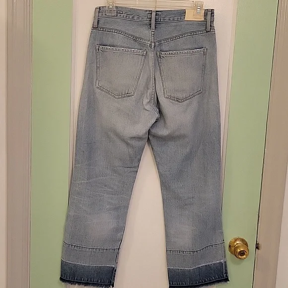 Citizens of humanity Cora relaxed undone hem size 25 Premium Denim - Picture 11 of 16